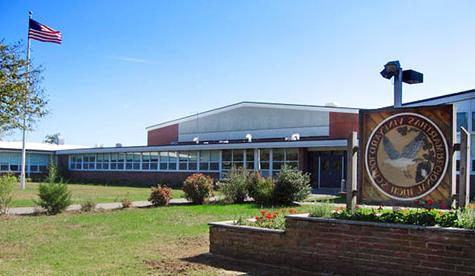 Exterior of Martha's Vineyard Regional High School